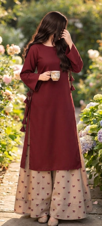 Winter embroidered 3pc