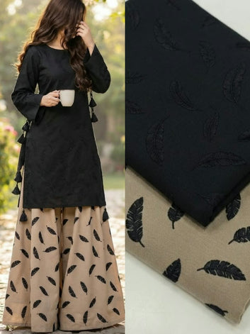 Trending embroidered 2pc suits