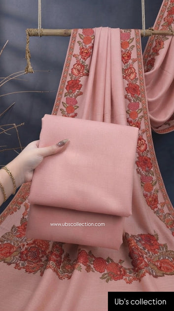 WOOL pashmina gulabkwri